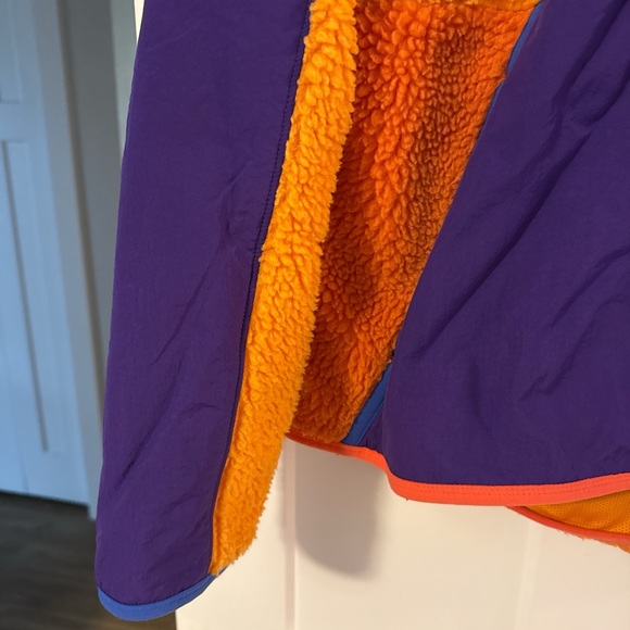 Nike Vibrant Orange and Purple Fleece Pullover - Picture 4 of 6